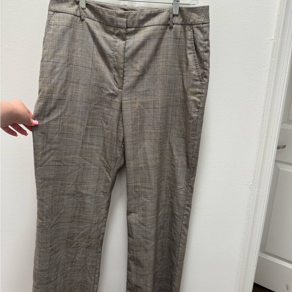 Worthington Plaid Blazer and Pants set in Gray and Brown Tones - Picture 8 of 9